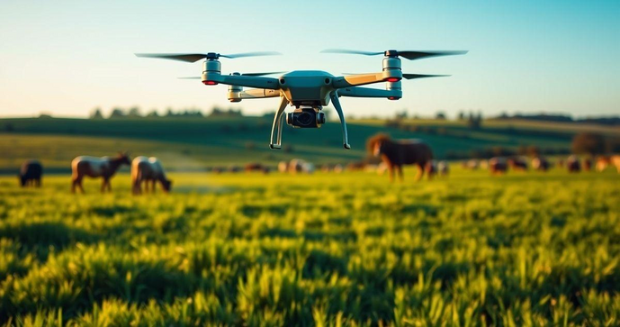 Drones Pulverizadores para Pastagens: A Revolução na Agricultura