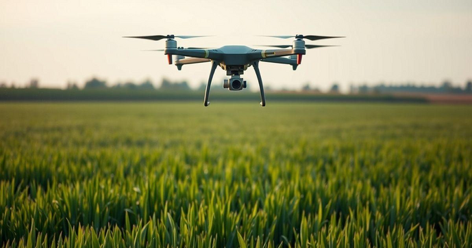 Drone para Pulverização de Pastagem Aumenta a Eficiência na Agricultura