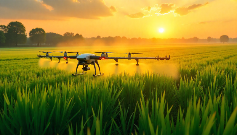 Avanços em Drones Agrícolas Pulverizadores para Agricultura de Precisão