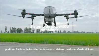 Imagem ilustrativa de Drone agrícola para pulverização